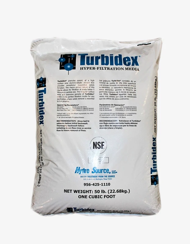 Turbidex filtre medyası — görünüm 1
