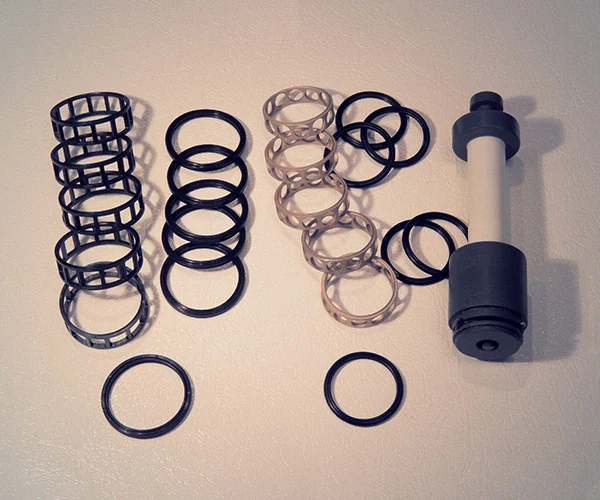 Fleck 2850 & 2850S serisi piston ve contaları, görünüm 1