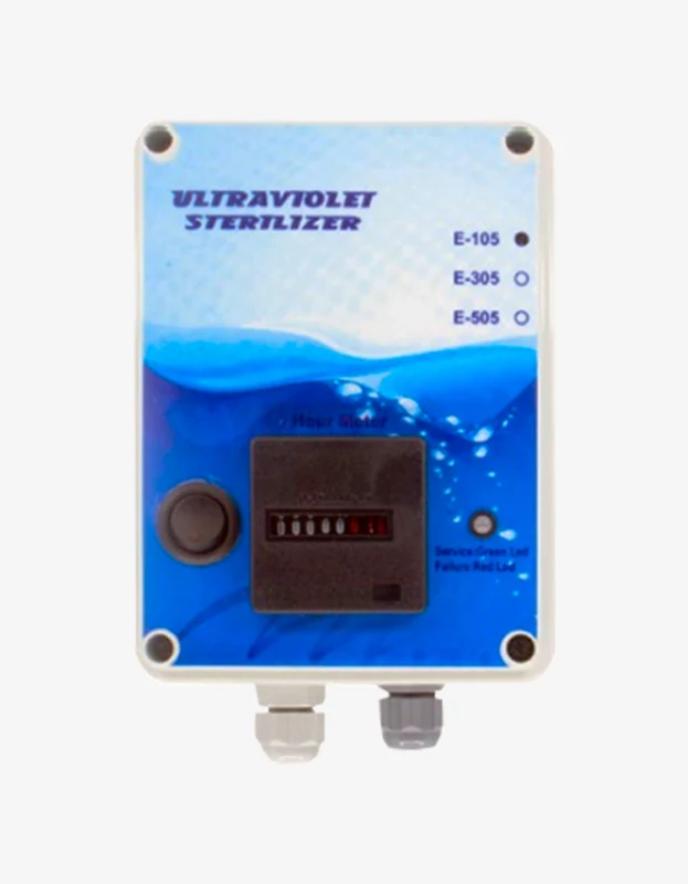 E 105 Pro UV Kontrol Panosu — kontrol panosu görünümü